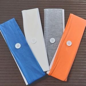 Cotton Headbands w/mask hooks